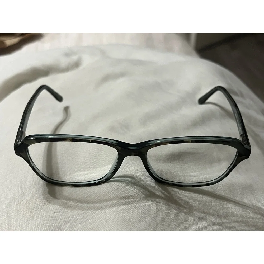 Maui Jim MJO 2112-06PF Green Brown Square Eyeglasses Frames 54-17 135 Italy